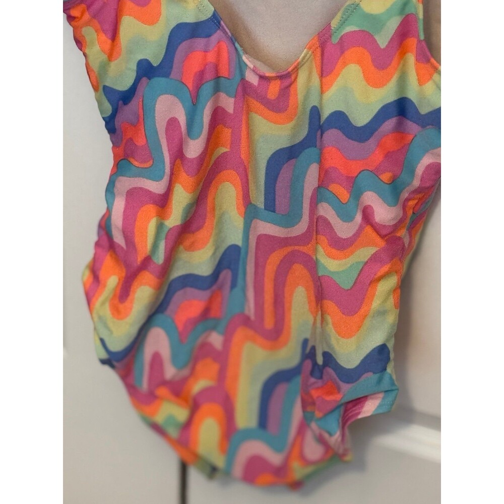 Cat & Jack Brand, Girl’s (XL, Sz 14) Swimsuit, Kids Multicolor Swimwear/Clothing - Picture 6 of 11